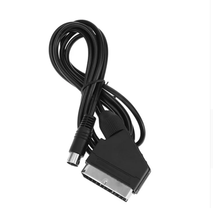 Кабель адаптер Bitfunx для игровой консоли SEGA MD2 1 8 м RGB/RGBS SCART 9 pin V Pin /C Pin|Запасные