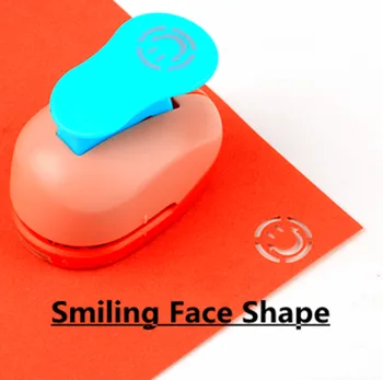

Smiling face shape 5/8" EVA foam hole punches greeting card handmade smile design craft punch cortador de papel de scrapbooking