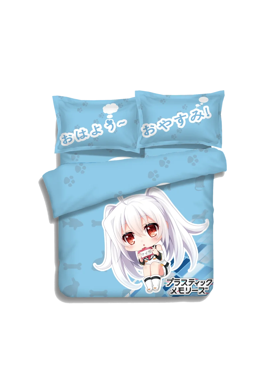 Japanese Anime Plastic Memories Isla Error Bed Sheets Bedding