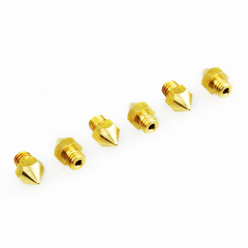 Anet 3d طابعة الفوهات 5 قطعة 0.2/0.3/0.4/0.5 مللي متر M6 الطارد MK8 فوهة نحاسية ل a6 a8 e10 e12 CR-10 Ender-3 reprap I3 3D أجزاء Anet 3d طابعة الفوهات 5 قطعة 0.2/0.3/0.4/0.5 مللي متر M6 الطارد MK8 فوهة نحاسية ل a6 a8 e10 e12 CR-10 Ender-3 reprap I3 3D أجزاء