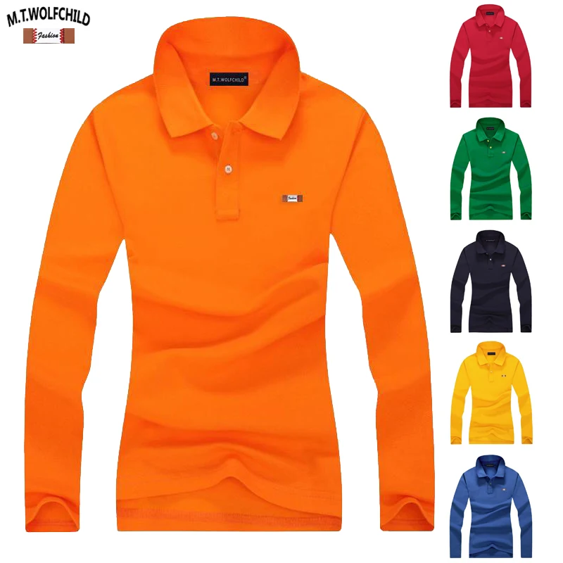 women's solid color polo shirts