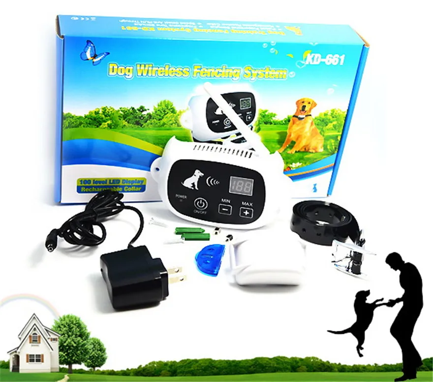 5pcs/lot * Outdoor Dog WIRELESS FENCING SYSTEM Pet Supplies Electronic Dog fence system Yard