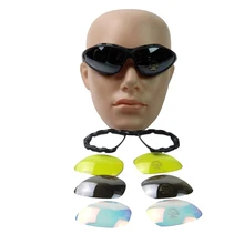 Daisy C4 Outdoor Windproof WARGAME Goggles Include 4 Lens And Soft Case glasses Goggles Eye Protective