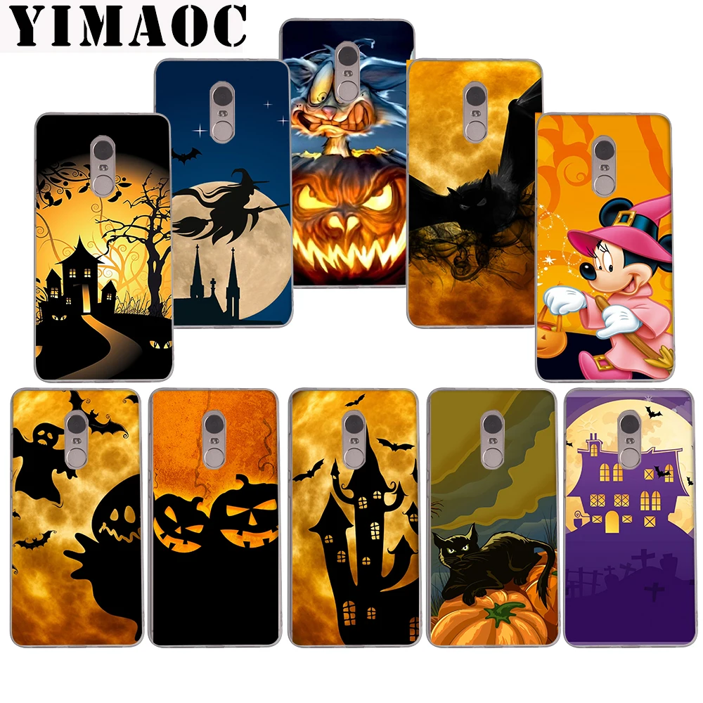

YIMAOC 187z Halloween night Soft Case for Xiaomi Mi a1 a2 f1 6 8 lite se mix 2s Redmi 5 6 6a S2 Plus 5A Note 5 6 Pro 4 X