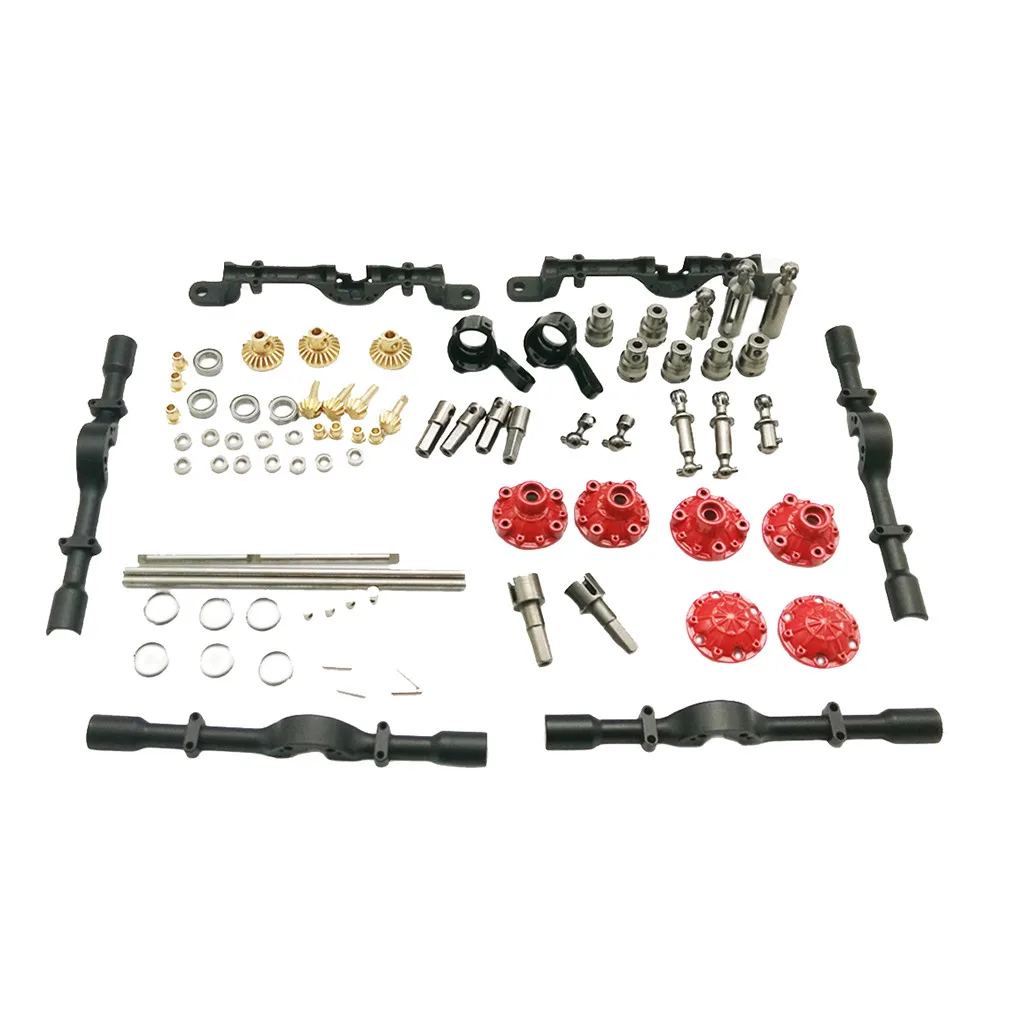 

HIINST Radio Control Car Metal Front & Middle Rear Bridge Assembly KIT DIY for WPL B14 B36 Q60Q61 Carrinho Controle Remoto MAR15