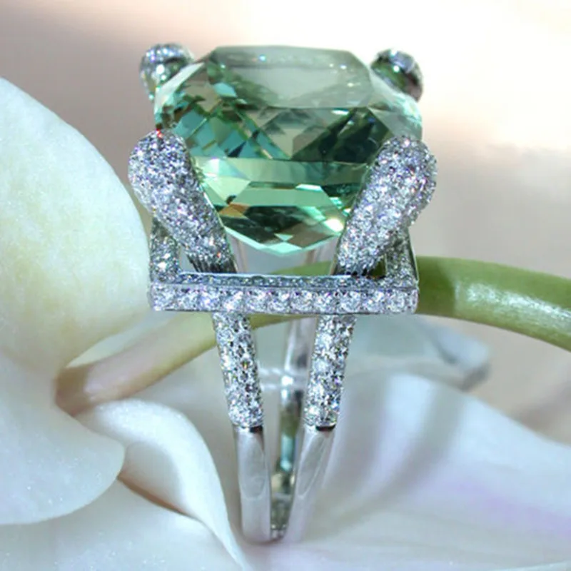 14 к золотые ювелирные изделия из перидота изумруд Топаз Кольцо для женщин Мистик Anillos De Bizuteria драгоценный камень алмаз бирюза квадрат модное кольцо