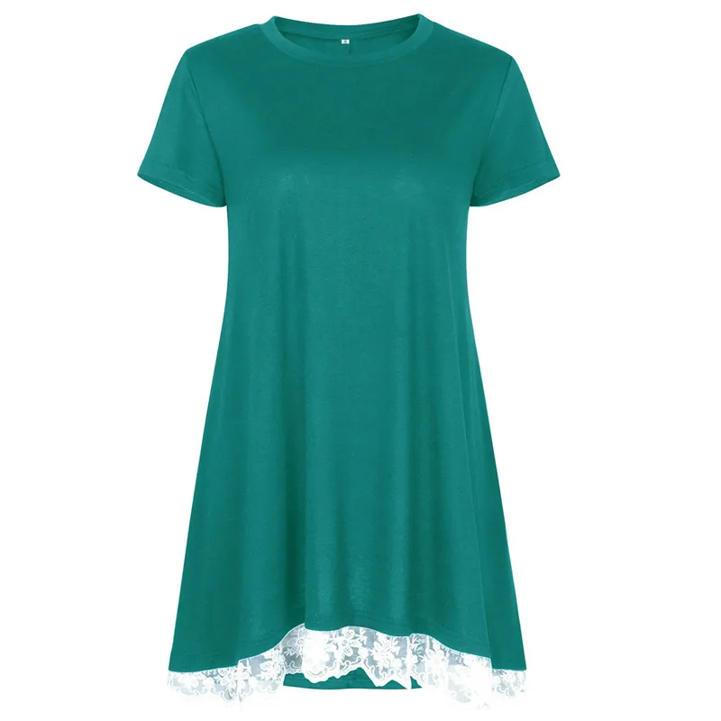 Средние размеры, новинка, осенняя модная женская одежда, вязанная Повседневная Однотонная футболка с длинным рукавом и круглым вырезом, свободные хлопковые футболки, топы - Цвет: AM135 Green