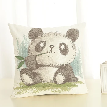 

New selling panda series office bedroom pillow case
