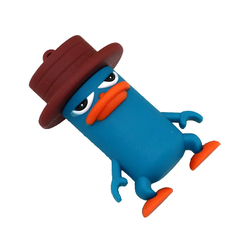 Pendrive Cartoon Animal Duckbill USB Flash Memory Stick Perry Platypus USB Device Pen Drive 64GB 32GB 16GB 8GB USB Flash Drive Pendrive Cartoon Animal Duckbill USB Flash Memory Stick Perry Platypus USB Device Pen Drive 64GB 32GB 16GB 8GB USB Flash Drive
