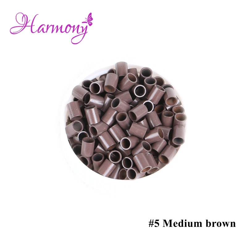 Harmony Plus Hair 1000pcs Black color Straight copper micro ring 3.6*2.9mm No flared micro rings links 8 colors for I tip hair Harmony Plus Hair 1000pcs Black color Straight copper micro ring 3.6*2.9mm No flared micro rings links 8 colors for I tip hair