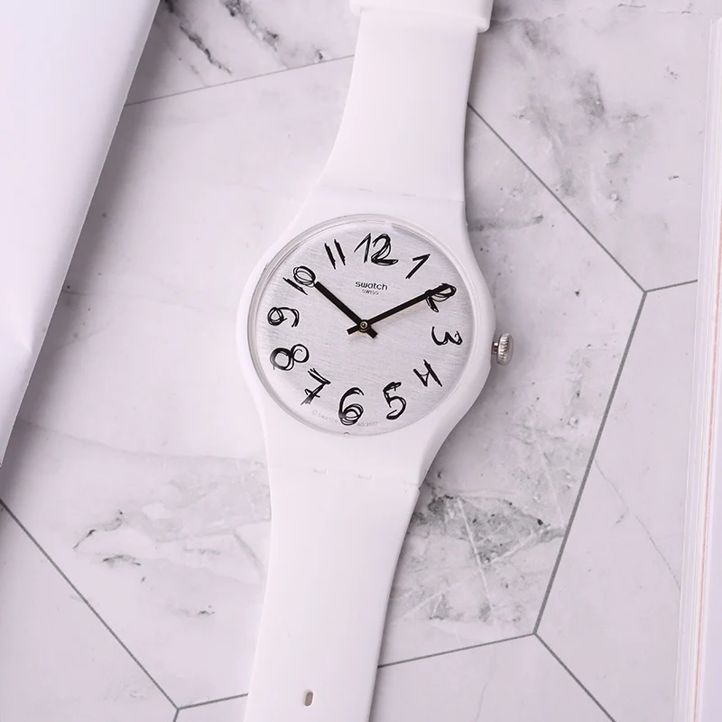 

Swatch watch Original Color series creative graffiti quartz watch SUOW153