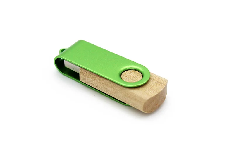 SHANDIAN USB 3,0 Металлический деревянный usb флеш-накопитель 4 ГБ 8 ГБ 16 ГБ 32 ГБ 64 ГБ вращающийся флеш-накопитель u диск