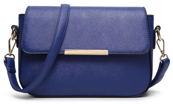 Женские сумки-мессенджеры, яркие цвета, сумки через плечо, женские сумки через плечо, женские кожаные сумки, женские сумки SC0412 - Цвет: Deep Blue