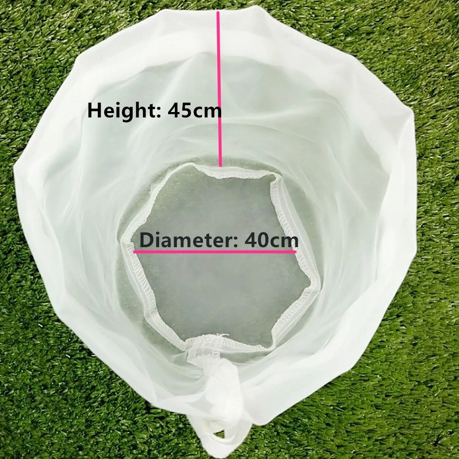40*45cm 1PCS 5 Gallon A Type Nylon Home Brew Mash Filter Bag for batch home Beer brewing Mesh