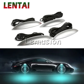 

LENTAI For Renault megane 2 3 duster captur clio 4 Mitsubishi asx lancer Jaguar 1Set Car LED Wheel lights atmosphere lamp bulb