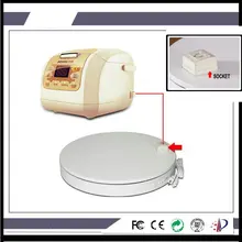 HQ SE02 Outlet Socket 400X60MM Electric Rotary Rotating Turntable 360 Degree Display Stand for Electric Items Display
