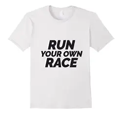 Runer свой собственный Race футболка S футболки летний Стиль Мода Мужчины футболки 2017 Летняя мода Tee