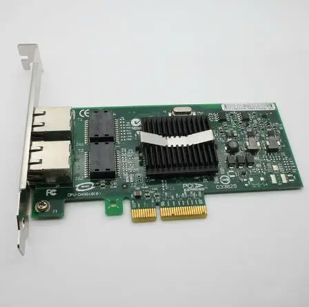 Адаптер lan Карта для INTEL 1000pt 1000 pt PCI-E 9402 pt 9402PT 82571 NC360T 0X3959 Двухпортовая PCI-E карта