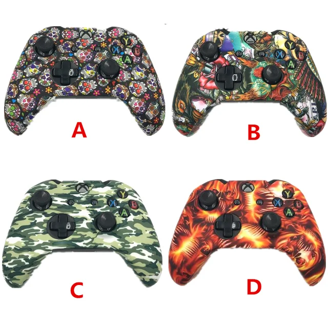 Best Offers Camouflage Camo Soft Rubber Skin Case Silicone Protective Joystick Game Pad Cover Case for Xbox One Controller Game Accessories