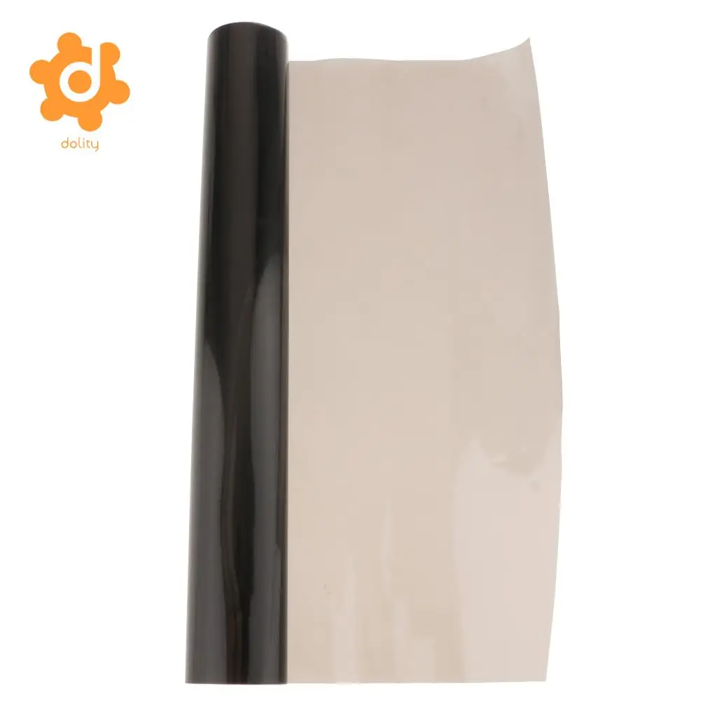 Fog Light Protector Sticker Headlights Vinyl Film Glossy Light Black