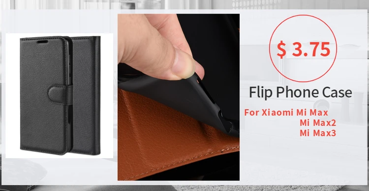 Роскошный кожаный флип-чехол для телефона, чехол для Xiaomi Mi Max Max2 Max 3, чехол для мобильного телефона, чехол с окошком спереди