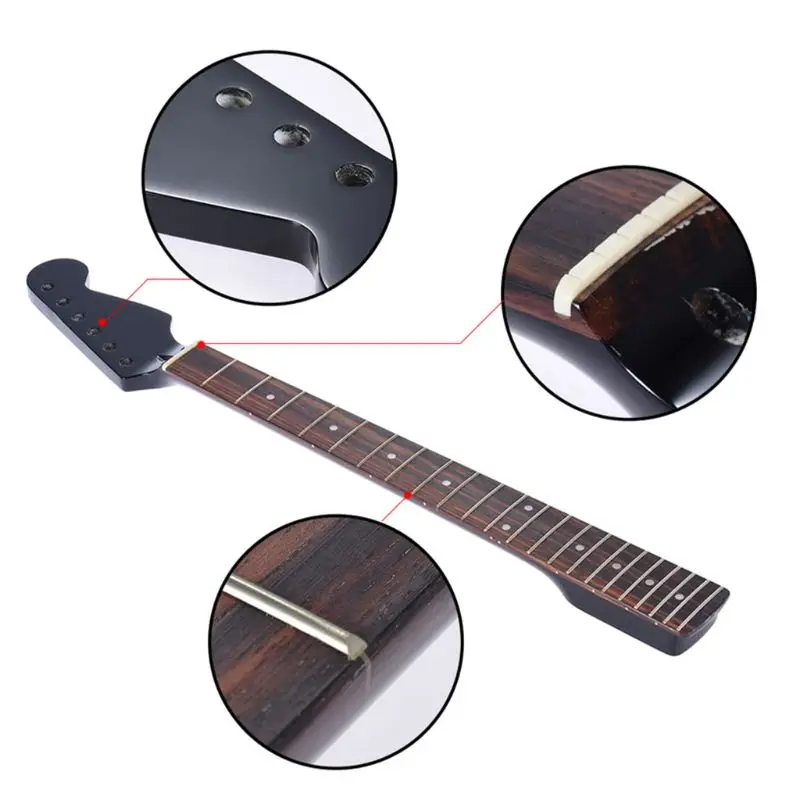 

1 PC 22 Frets New Replacement Maple Neck Rosewood Fretboard Fingerboard for Electric Guitar Musical instrument accessories