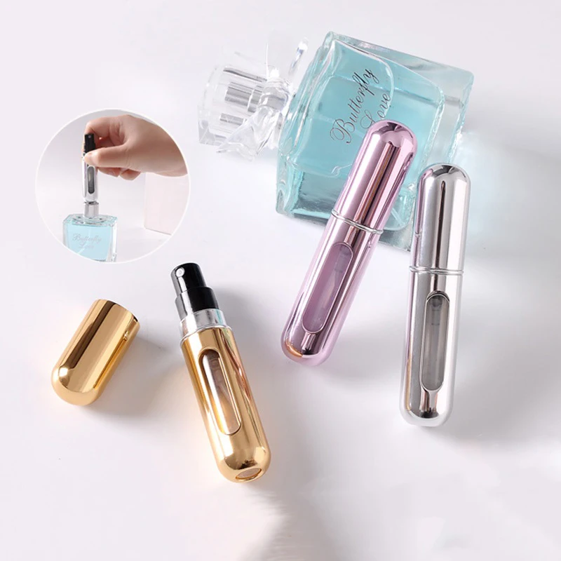 

YBLNTEK 5ml Perfume Bottle Mini Refillable Atomizer for Perfume Spray Bottle Travel Cosmetic Container Perfume Bottle Free Ship