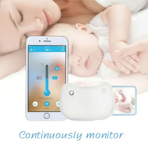 

Baby Thermometer Smart Monitor Intelligent Wearable Safe Thermometer Bluetooth Send in Random Color