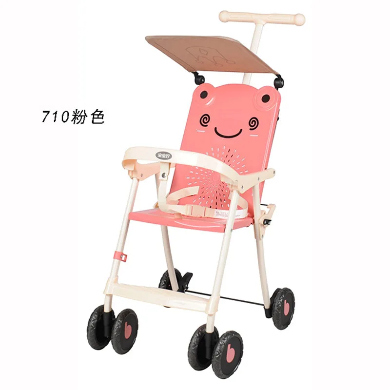 

Light and easy to carry baby stroller foldable children cute trolley simple baby out 3.7kg lightweight trolley