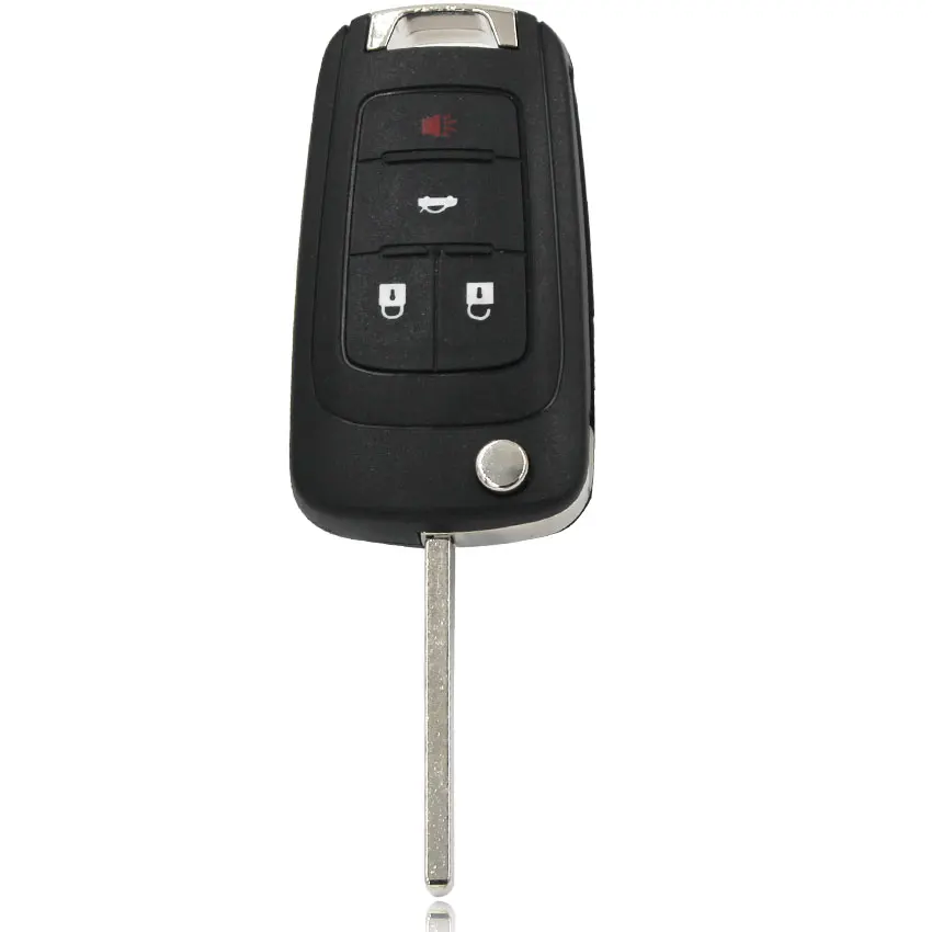 

HKOBDII 5 Pcs/Lot 4B Flip Folding Remote Key Smart Car Key 315MHZ Or 433Mhz ID46 Chip for Chevrolet Cruze 2011-2014 Uncut Blade