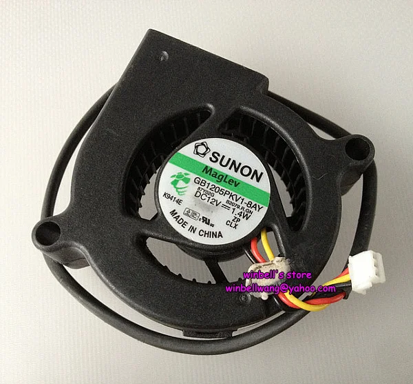 Original 5020 5cm GB1205PKV1 8AY 12V 1.4W projector fan 3wires~-in