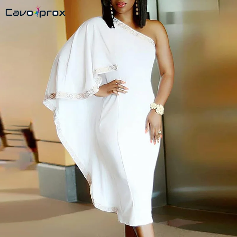 Elegant knee length dresses with capes shop