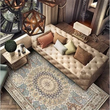 Коврик AOVOLL для гостиной, Camel, Европейский дворцовый дверной коврик, ковер для спальни, Скандинавское украшение, Домашний Детский напольный коврик