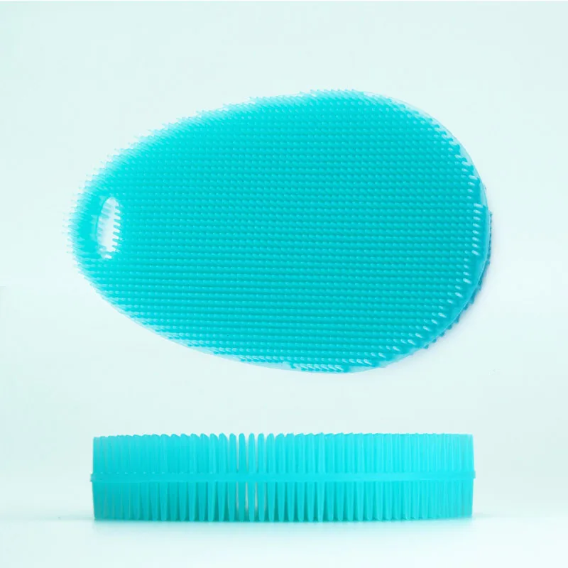 Силиконовая щетка для мытья посуду многофункциональный очистки brushcleaning инструменты предметы домашнего обихода предметы первой необходимости - Цвет: Blue color