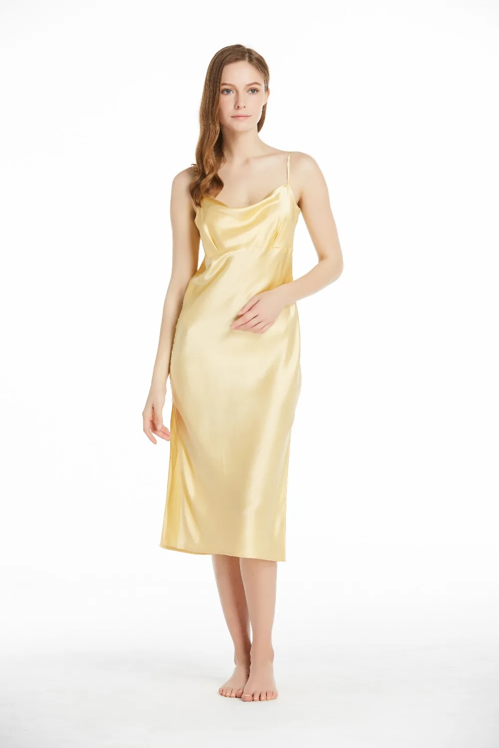 

LilySilk Nightgown Sleepwear Women Pure 100 Silk 22 momme Long Sexy Luxury Natural Dress Clothing Clearance Sale Free Shipping