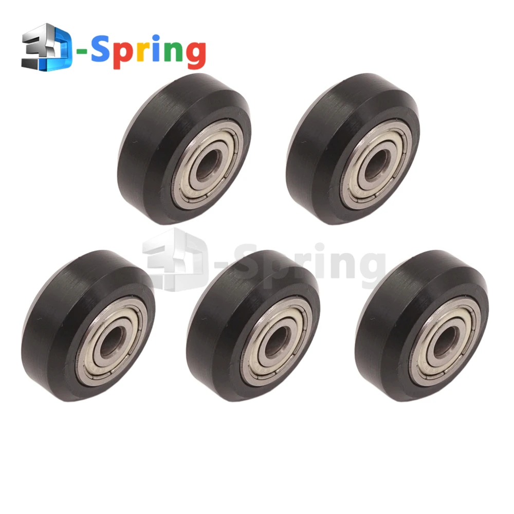 Openbuilds كبيرة الصلبة D عجلة بكرة بلاستيكية السلبي عجلة بوم ل 3D طابعة مع تحمل المهمل بكرة والعتاد بيرلين عجلة