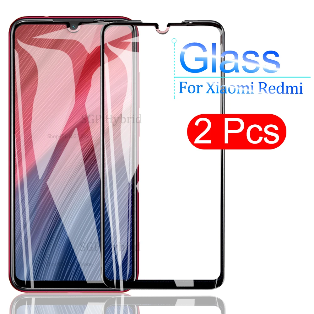 

2pcs Pocophone F1 Glass For Xiaomi Redmi Note7 Note 7 Pro Note 7Pro PocophoneF1 Tempered Glass Screen Protector Film Cover Sklo