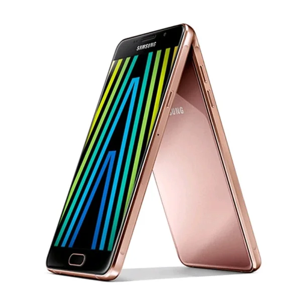 Samsung Galaxy A5, A5100, разблокированные сотовые телефоны, 5,2 дюймов, четыре ядра, Octa Cor, 13 МП, 2 Гб RAM, 16 ГБ ROM, две sim-карты, отремонтированный