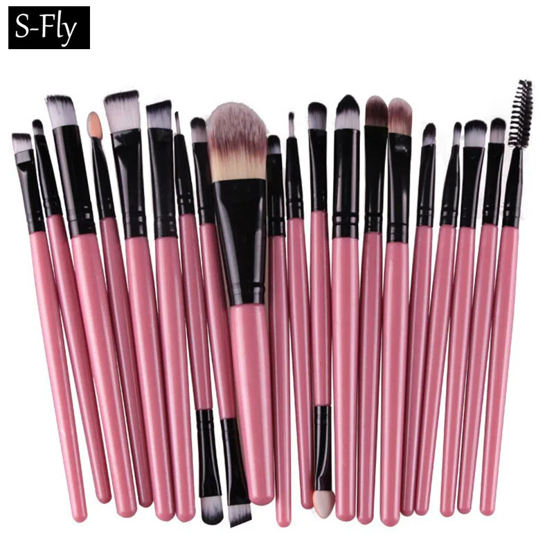 20PCS Makeup Brushes Set Tool Kit Foundaton Mascara Lip Eyeshadow Brushes Eyebrow Make Up Brush Set