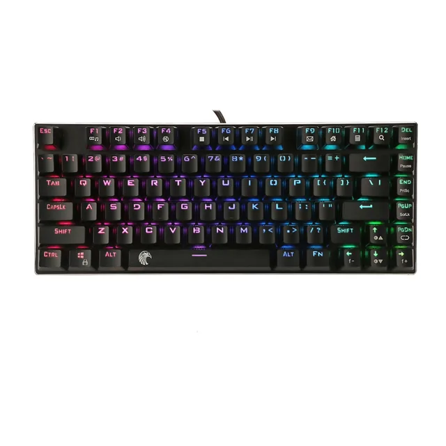 Cheap Small RGB Mechanical Keyboard Tenkeyless Compact Design LED Backlit Blue Switches Clicky Tactile Gaming Keyboard 81 Keys Z-88 Cheap Small RGB Mechanical Keyboard Tenkeyless Compact Design LED Backlit Blue Switches Clicky Tactile Gaming Keyboard 81 Keys Z-88