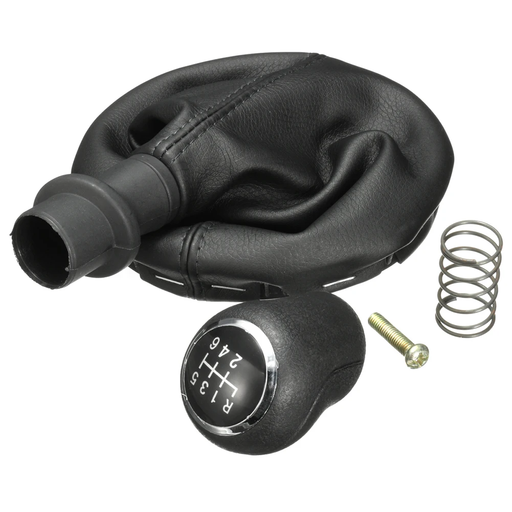 

AUTO -6 Speed Gear Shift Knob Gearstick Gaiter Boot Cover For Transporter T5 T5.1