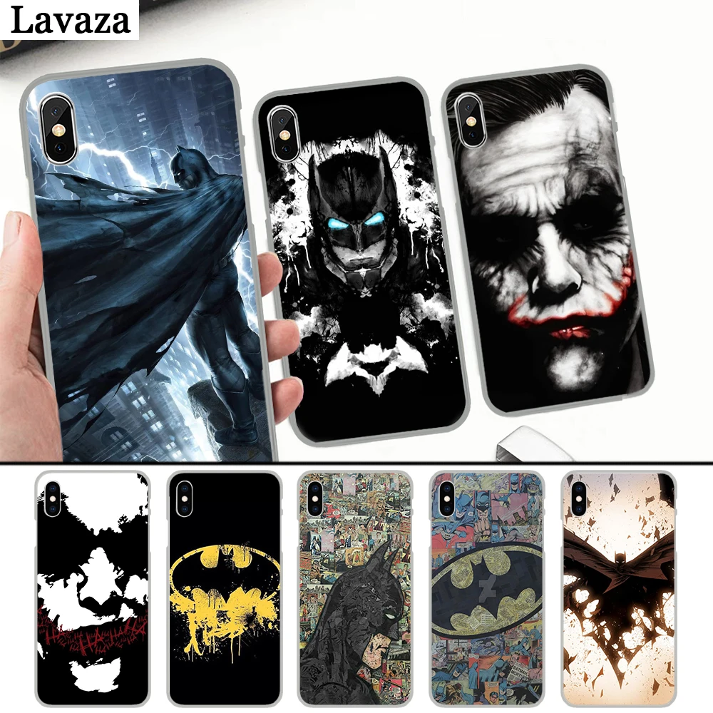

Lavaza Luxury Accessories DC Comics Batman Hard Case for iPhone 4 4S 5 5S 5C 6 6S 7 8 Plus X XS MAX XR