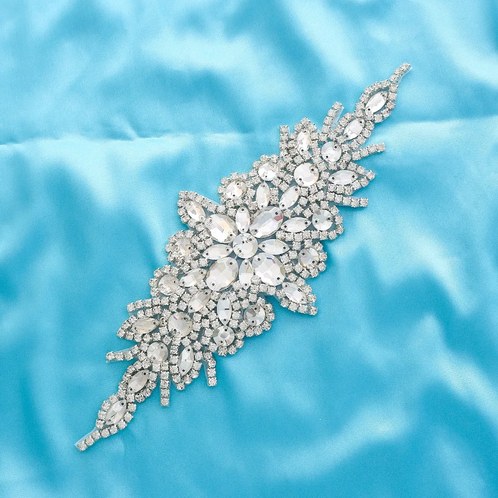 Bridal Waistband Beads Bridal Belt Sash Crystal Wedding Sash Rhinestones Wedding Belt Rose Gold For Women Evening Dresses