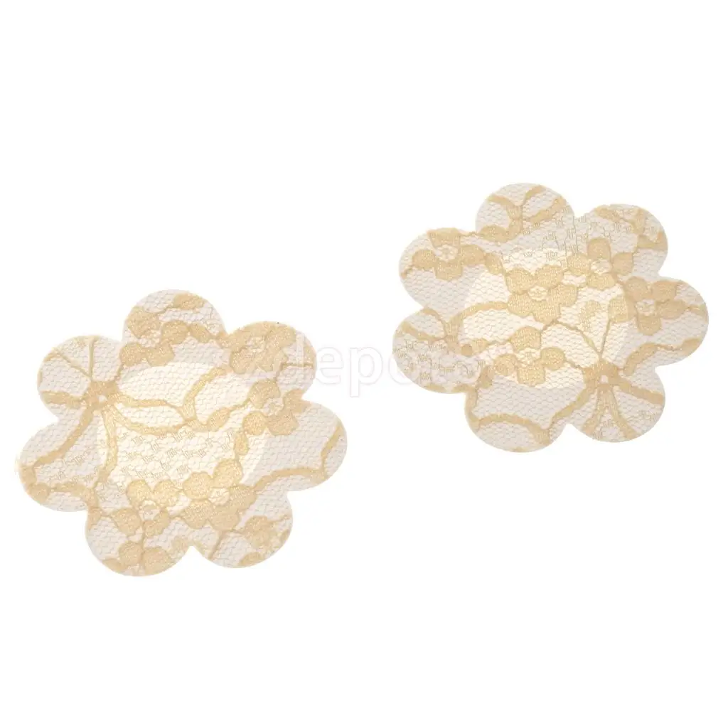 10Pairs Lace Flower Nipple Covers Pasties Adhesive Stickers Invisible