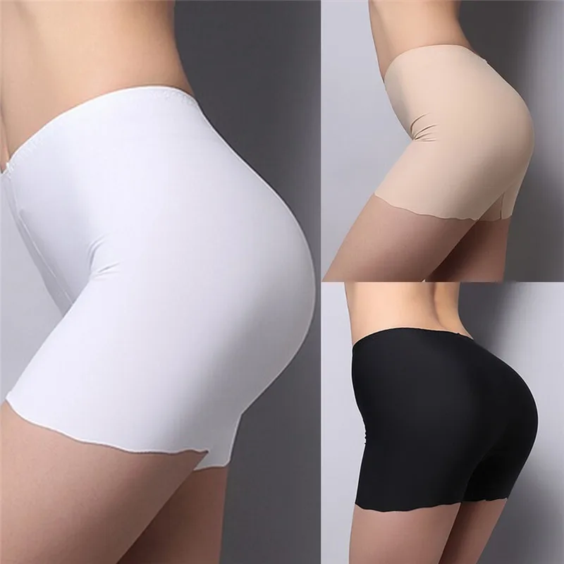 women in panties Soft Cotton Seamless Safety Short Pants Summer Under Skirt Shorts Modal Ice Silk Breathable Short Tights Underwear thong underwear