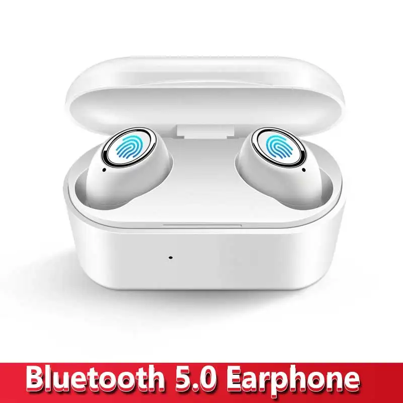 

Wireless Bluetooth Earphone Dynamic Earbud Headset Mic Earphone For iPhone Sumsung Huawei Xiaomi With Charging Box