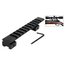 11 мм до 20 мм Пикатинни адаптер карриль Вивера с 10 слотами и 124 мм Длина для охоты винтовка воздуха пистолет Сфера горе