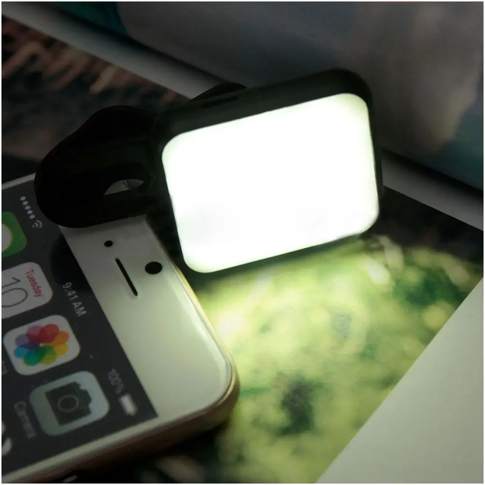 Portable Mini LED Flash Fill Selfie Light Lamp Outdoor Lighting For