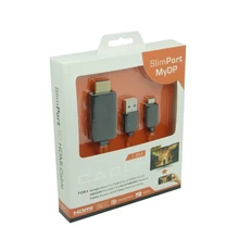 Full HD/3D 1080P SlimPort to HDMI MHL HDTV Adapter 1.8M For LG Google Nexus 4 5 7 /G2/G3/Optimus G Pro/G Flex/G pad 8.3 For Asus