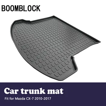 

BOOMBLOCK Car Special Trunk Floor Foot Mat Pad Non-slip Dustproof Interior Accessories For Mazda CX-7 2017 2016 2015-2010